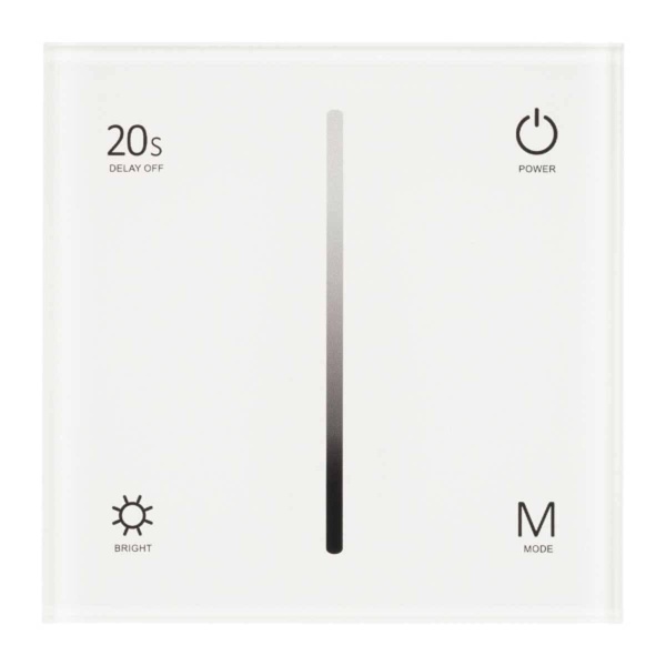 Панель управления Arlight Smart-P6-DIM-G-IN White 034781 Панель управления Arlight Smart-P6-DIM-G-IN White 034781