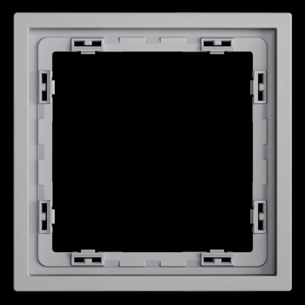 Рамка пластиковая S70 на 1 пост, (серый) Voltum VLS100116
