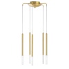 L5T747133 Люстра TUBO LED 25W 1250LM 360G ЗОЛОТО 3000K