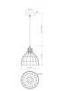 Подвесной светильник Freya Форма / Shape FR5335PL-01B