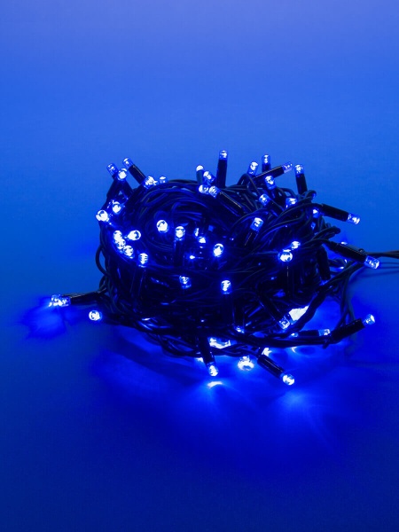 Уличная светодиодная гирлянда Uniel 220V синий ULD-S1000-120/DBA Blue IP67 UL-00005262