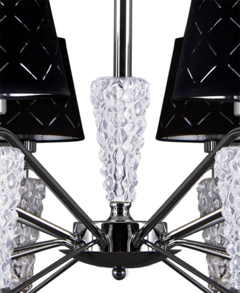 Подвесная люстра Lumien Hall Элисон 1016/8H-CR-BK