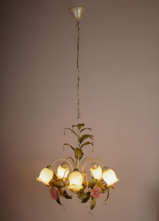 Подвесная люстра Abrasax L.6502-5CREAM