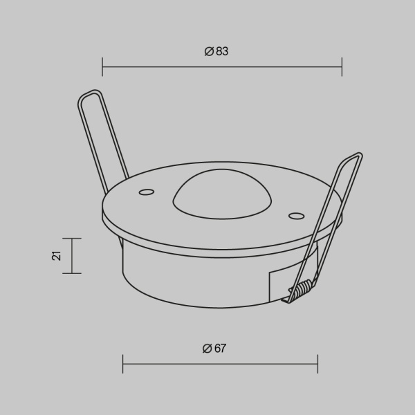 Датчик движения DALI Maytoni Lighting control DALI 727001