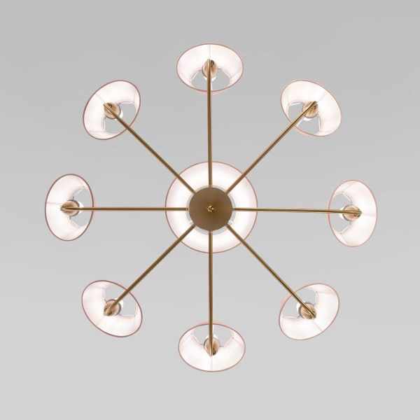 Подвесная люстра Eurosvet Milos 60154 латунь