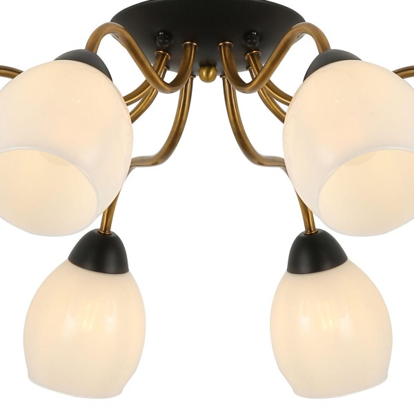 Потолочная люстра Illumico IL8193-8COU-79 BK GD