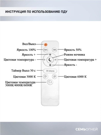 Потолочная светодиодная люстра Seven Fires Broki SF7124/6C-CR