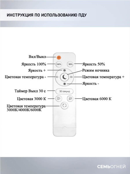 Потолочная светодиодная люстра Seven Fires Broki SF7124/6C-CR