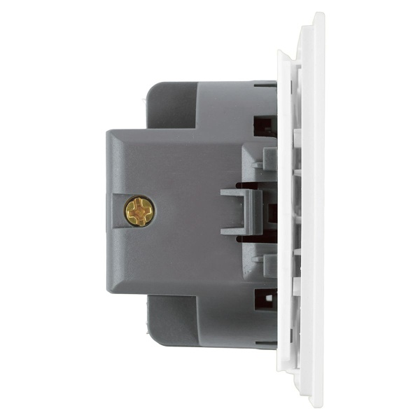 Выключатель 1-клавишный c индикатором (механизм), Stekker, 250В, 10А Мия, RSW10-3101-01, белая магнолия 50431