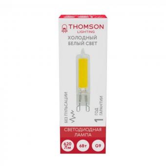 Лампа светодиодная Thomson G9 6W 6500K прозрачная TH-B4239