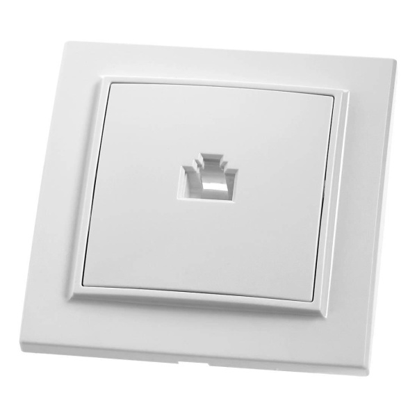 Розетка компьютерная Feron Stekker Эрна белый PST00900701 39047 Розетка компьютерная Feron Stekker Эрна белый PST00900701 39047