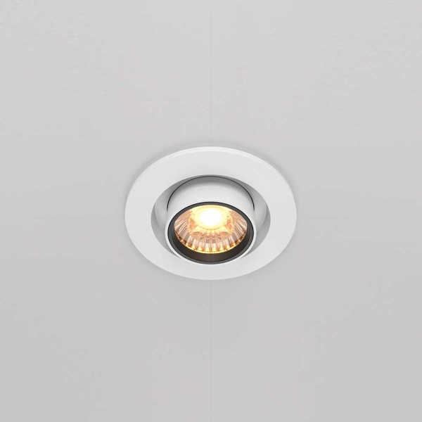 Встраиваемый светодиодный спот Maytoni Technical Hidden DL045-01-10W3K-W