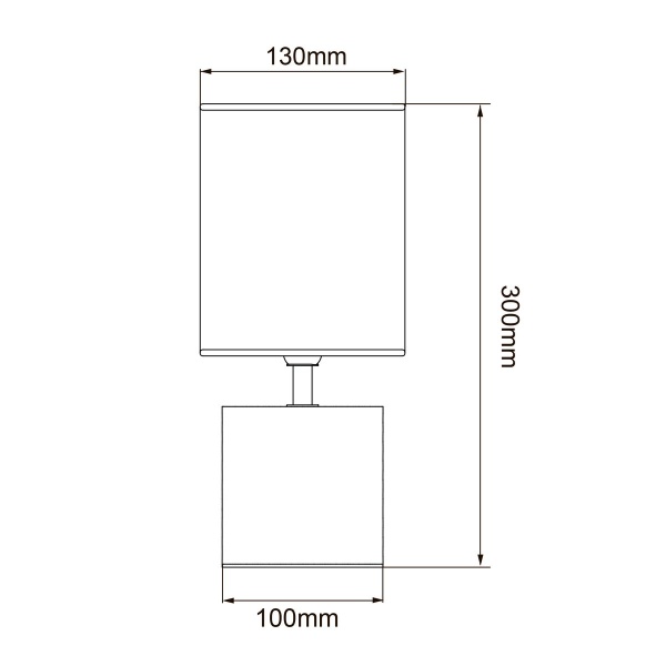 Настольная лампа Uniel UML-B306 E14 Gold/Black UL-00012422