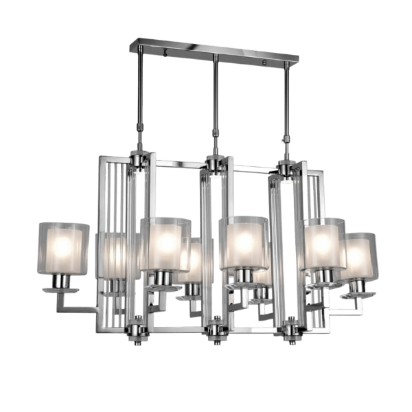 Подвесная люстра Lumina Deco Manhattan LDP 8012-8 PR CHR