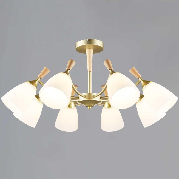 Люстра Reluce 38960-0.3-08 GD+WOOD