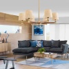 Подвесная люстра Imperium Loft Jorgenson D85 White/Dark Wood 203574-26