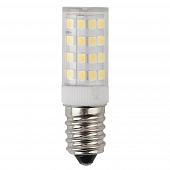 Лампа светодиодная ЭРА E14 5W 4000K прозрачная LED T25-5W-CORN-840-E14