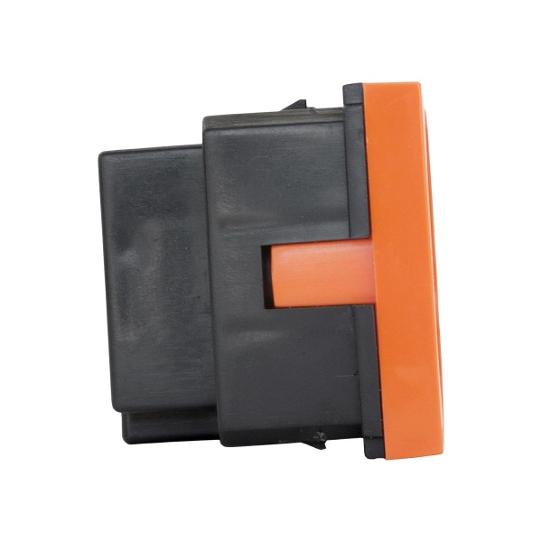 Розетка LK Studio с з/к, со шторками (оранжевый) LK45 ( для выделения "чиcтого питания сети") 851112