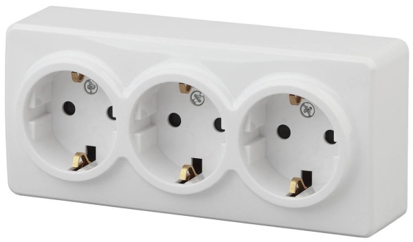 Розетка ЭРА Эксперт 3х2P E со шторками Schuko 16A 250V 11-2209-01 Б0020703 Розетка ЭРА Эксперт 3х2P E со шторками Schuko 16A 250V 11-2209-01 Б0020703