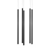 L5T747337 Люстра TUBO LED 25W 1500LM 25G ЧЕРНЫЙ 3000K