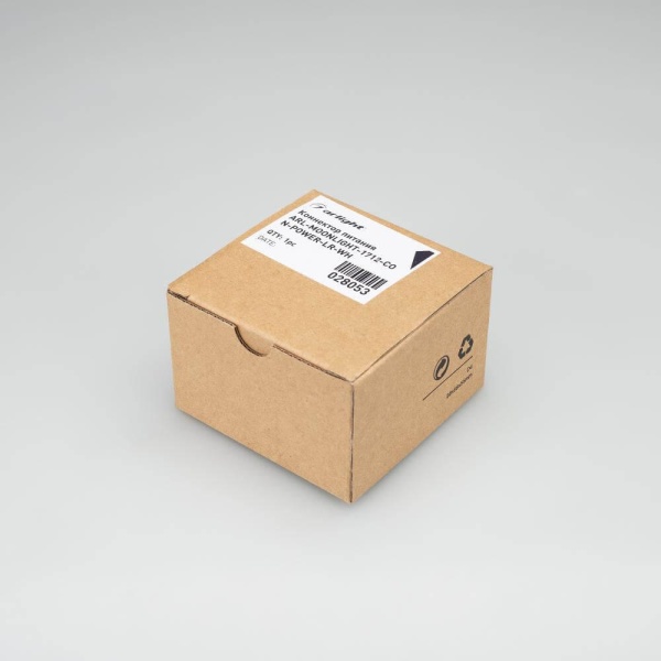 Коннектор питания Arlight ARL-Moonlight-1712-Con-Power-LR-WH 028053 Коннектор питания Arlight ARL-Moonlight-1712-Con-Power-LR-WH 028053