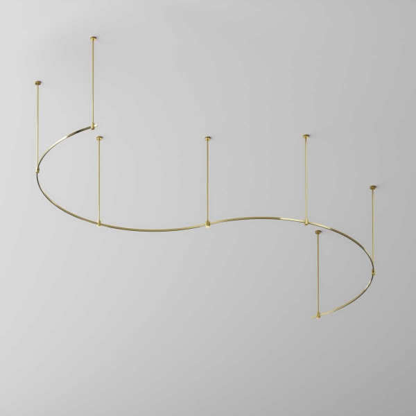 Шинопровод круглый из полукругов 1800мм Maytoni Technical FLARITY Busbar trunkings Flarity TRX154-2SR-D1800-BS