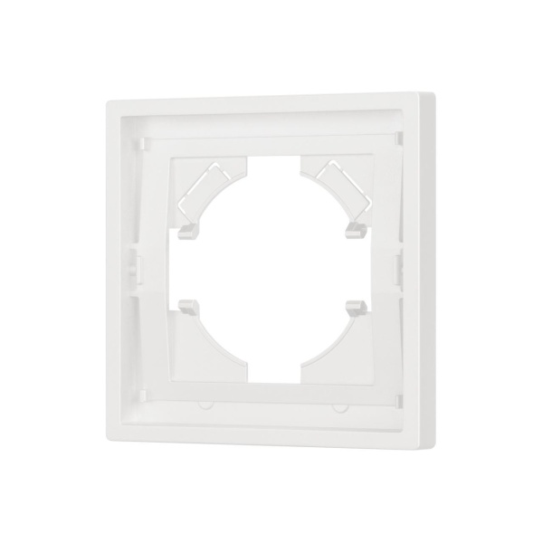 Рамка пластиковая FRM-TENDO-SFPL-1-WH Arlight 054645