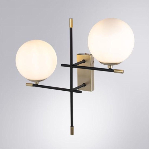 Бра Arte Lamp Arkab A2225AP-2BK Бра Arte Lamp Arkab A2225AP-2BK