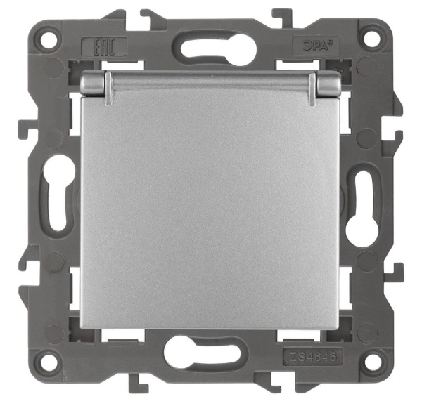 Розетка ЭРА Elegance 2P E Schuko со шторками с крышкой 16A 250V 14-2103-03 Б0034280 Розетка ЭРА Elegance 2P E Schuko со шторками с крышкой 16A 250V 14-2103-03 Б0034280