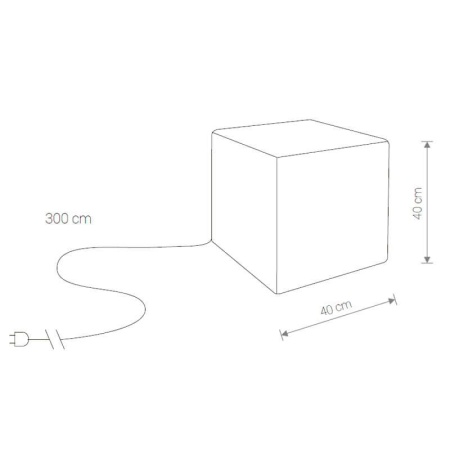 Уличный светильник Nowodvorski Cumulus Cube 8966