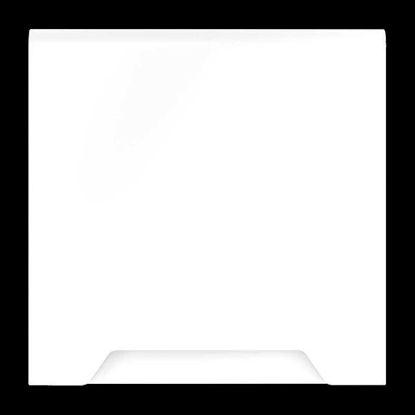 Накладка для розетки с заземлением защитными шторками и крышкой S70 (белый матовый) Voltum VLS000802