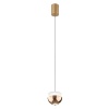 Подвесной светодиодный светильник Crystal Lux Astra SP Led Gold