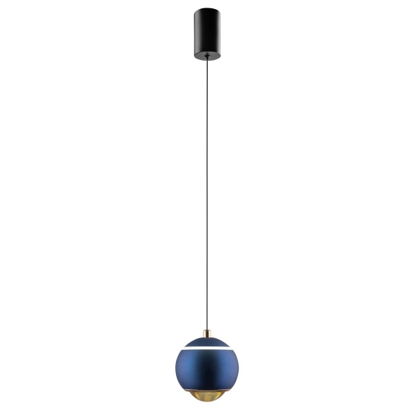Подвесной светодиодный светильник Crystal Lux Caro SP Led Blue