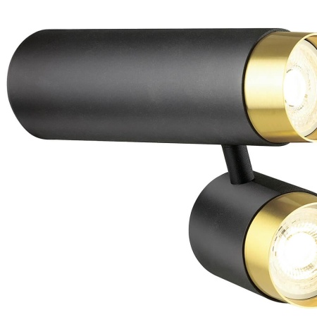 Спот Lumien Hall Саурис LH8020/2C-BK-GD Спот Lumien Hall Саурис LH8020/2C-BK-GD