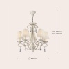 Потолочная люстра Maytoni Brionia ARM172-05-G