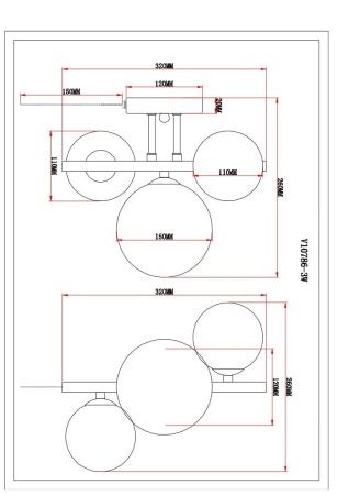 Бра Moderli Renny V10786-3W