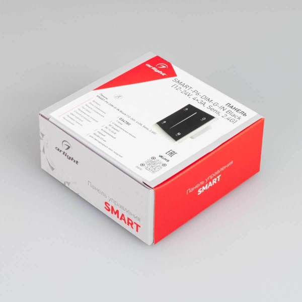Панель управления Arlight Smart-P6-DIM-G-IN Black 034780 Панель управления Arlight Smart-P6-DIM-G-IN Black 034780
