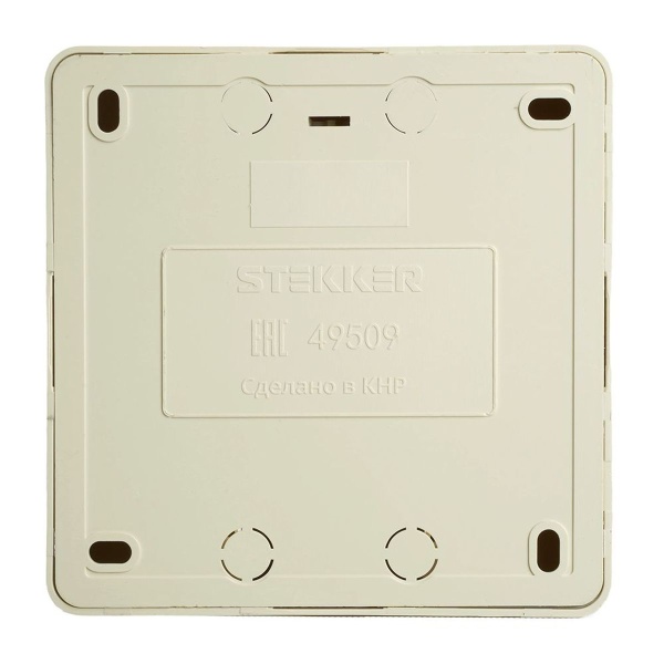 Розетка 4-местная 2P+PE Stekker София слоновая кость MST16-14S-04 49509