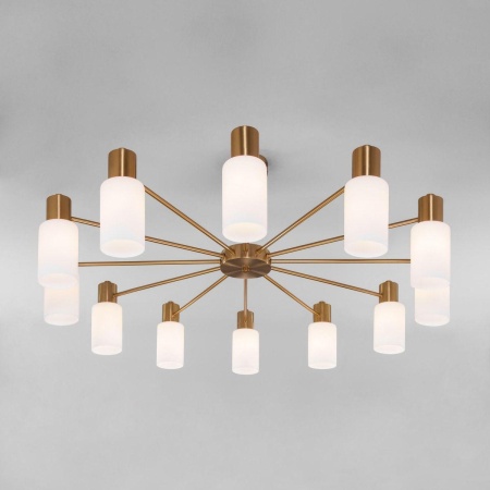 Потолочная люстра Eurosvet Vegga 70160/12 латунь Smart