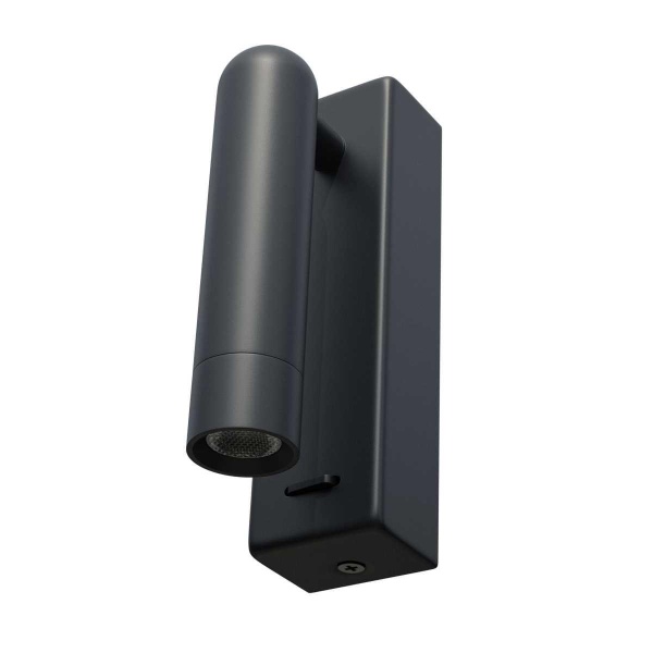 Бра 3W 180LM 3000K, черный Omega Lightstar 200737