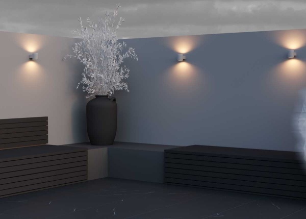 Уличный настенный светильник Maytoni Outdoor Orbit O490WL-L6W3K