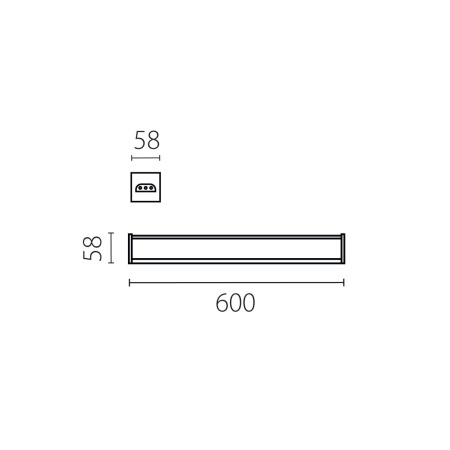 Светильник линейный 24W Trito Lightstar 456247