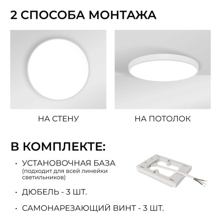 Накладной светодиодный светильник OGM O18-153
