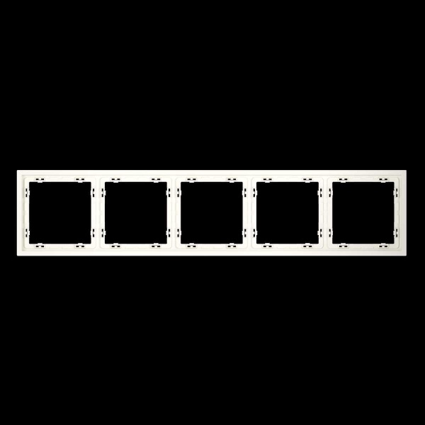 Рамка пластиковая S70 на 5 пост, (хлопок) Voltum VLS100513