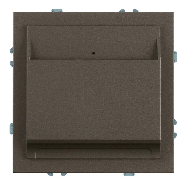 Выключатель карточный (механизм) Stekker 250В 40А Эмили RSW40-5114-09 антрацит soft touch 50701
