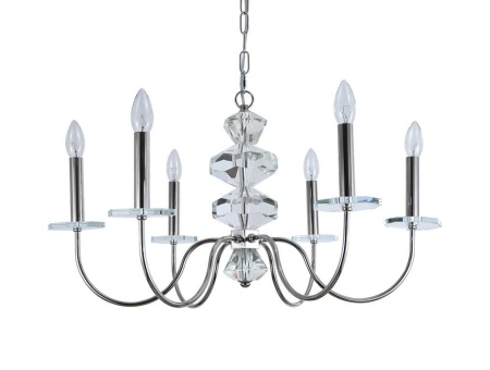 Люстра NEWPORT 3876/С nickel