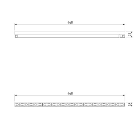 Трековый светильник Elektrostandard Brass Line a071850