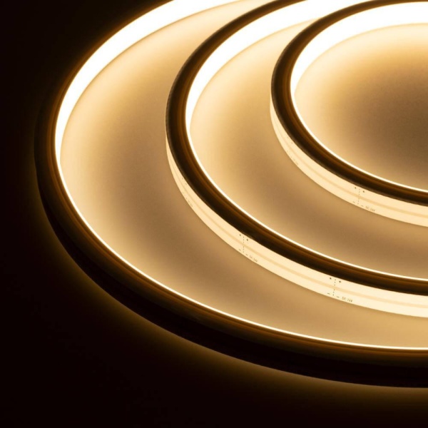 Гибкий неон Arlight 9.6W/m 120LED/m 2835SMD теплый белый 5M ARL-Moonlight-1213-Top 24V Warm 027947