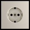 Накладка для розетки с заземлением S70 (кашемир) Voltum VLS000603
