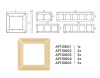 Рамка AMBRELLA VOLT AF110601